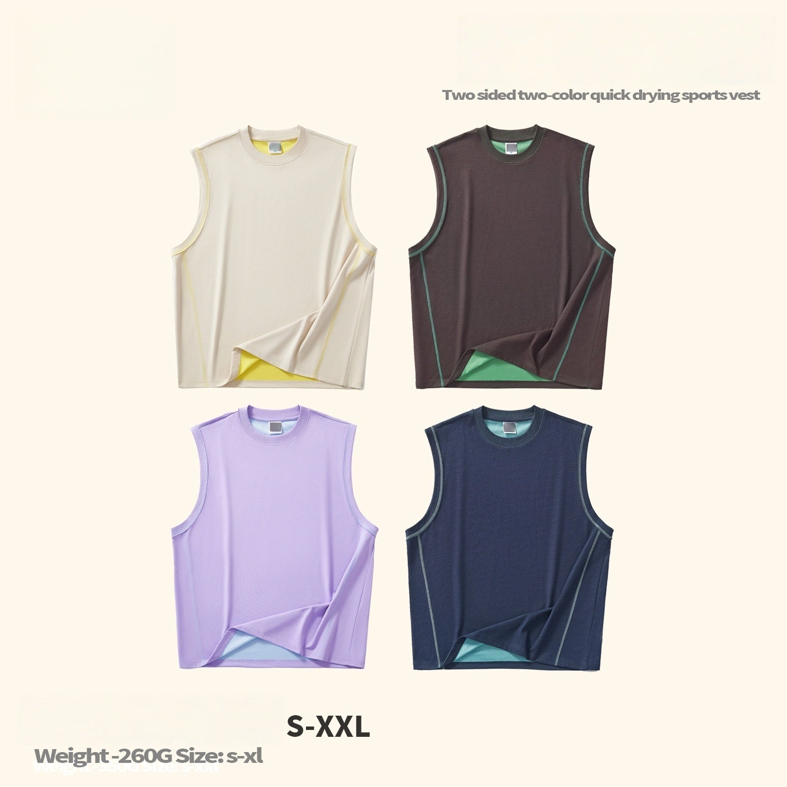 Striped Quick Dry Tank Top